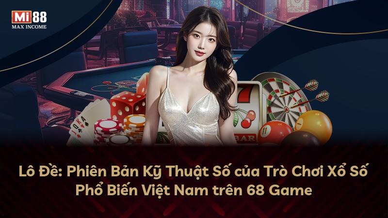 Lô Đề: Phiên Bản Kỹ Thuật Số của Trò Chơi Xổ Số Phổ Biến Việt Nam trên 68 Game
